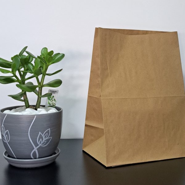 R6494 - Kesa bez ručke, reciklirani papir (26 + 17 × 35 cm)