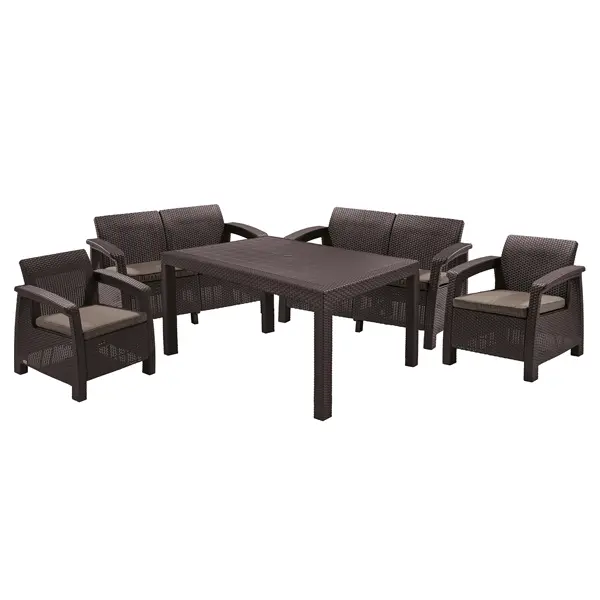 CORFU II FIESTA garnitura braon