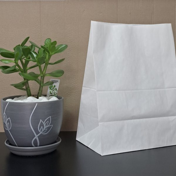 R6483 - Kesa bez ručke, bijela (26 + 17 × 35 cm)