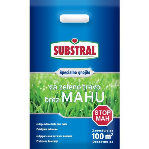 Substral STOP MAHOVINI (đubrivo + sredstvo za suzbijanje mahovine) 3,5kg za 100m2