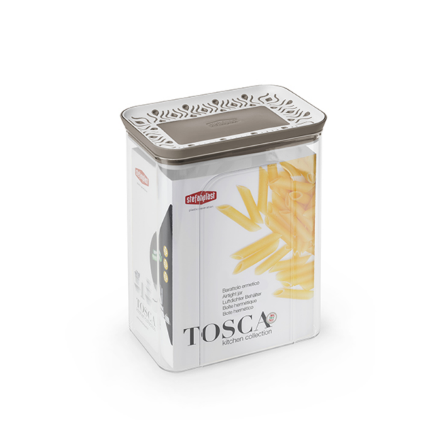 Posuda 2,2 L - bijela/krem, pravougaona TOSCA