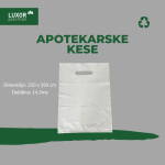 Apotekarska PE KESA 250x350x14my