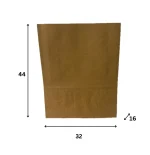 R6495 - Kesa bez ručke, reciklirani papir (32 + 16 × 44 cm) - Image 2