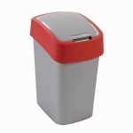 Flip Bin 25L -  crvena/srebrna