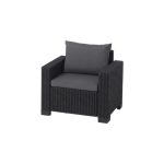 California baštenska garnitura braon trosjed, 2 fotelje i sto - Image 4