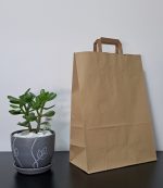 R6470 - Kesa sa unutrašnjom ručkom, reciklirani papir (32 + 16 × 44 cm)