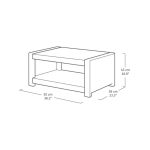 Monaco set baštenska garnitura sa box stolom, siva - Image 7