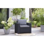 California baštenska garnitura braon trosjed, 2 fotelje i sto - Image 6