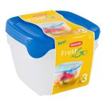 Kutija za hranu,set 3x1,2l fresh&go mod