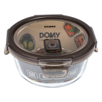 Staklena posuda 650 ml Domy