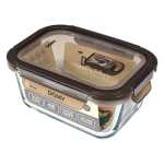 Staklena posuda 950 ml - pravougaona Domy