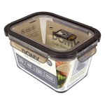 Staklena posuda 1800 ml Domy