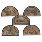 Otirač PANAMA gumeni 45x75cm- polukružni