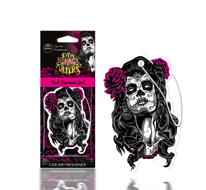 PINK DIAMOND GIRL – DIA DE LOS MUERTOS CELULOZA – aroma car