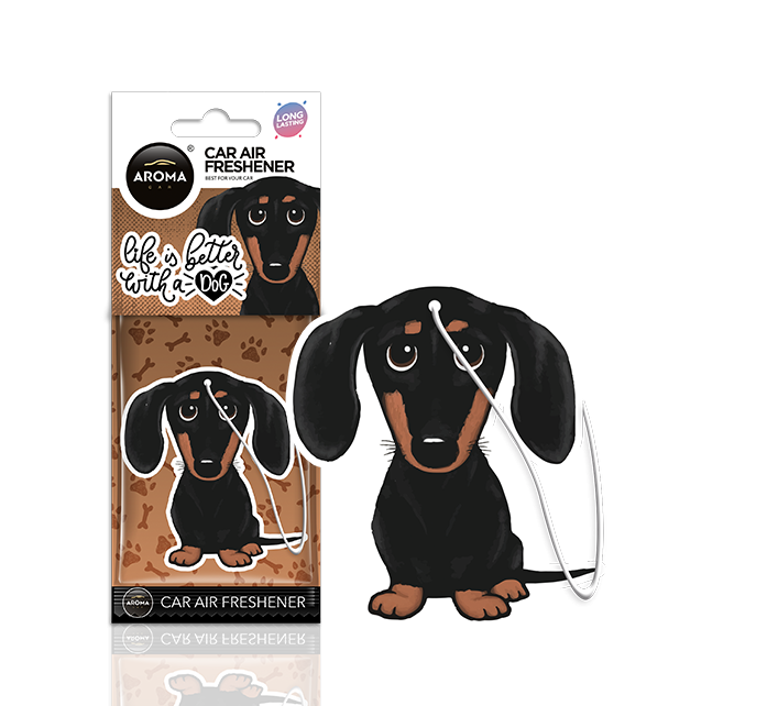 SAUSAGE DOG – ANIMALS CELULOZA – aroma car