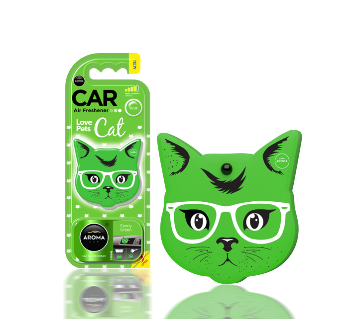 FANCY GREEN – CAT POLIMER – aroma car