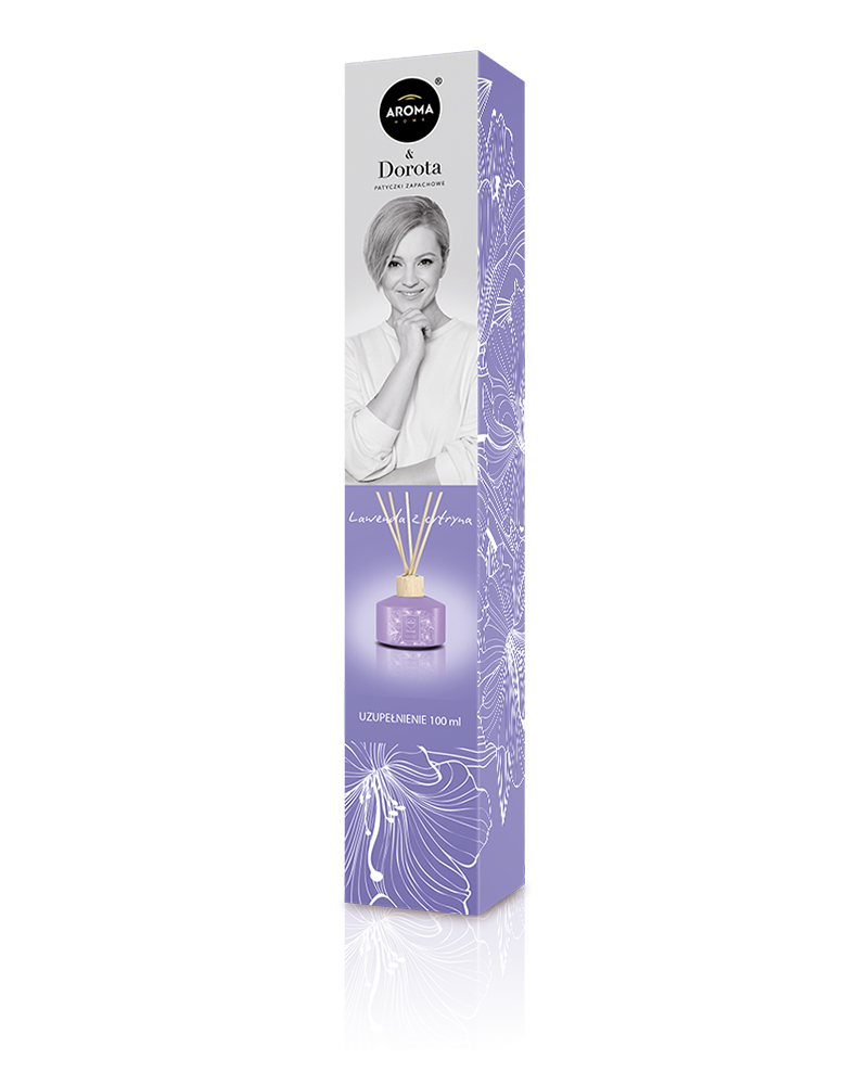 LAWENDA Z CYTRYN? PATYCZKI ZAPACHOWE-WK?AD UZUPE?NIAJ?CY-100ml-aroma home