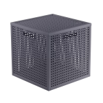 Curver Kaya Cube 19L korpa sa poklopcem – antracit