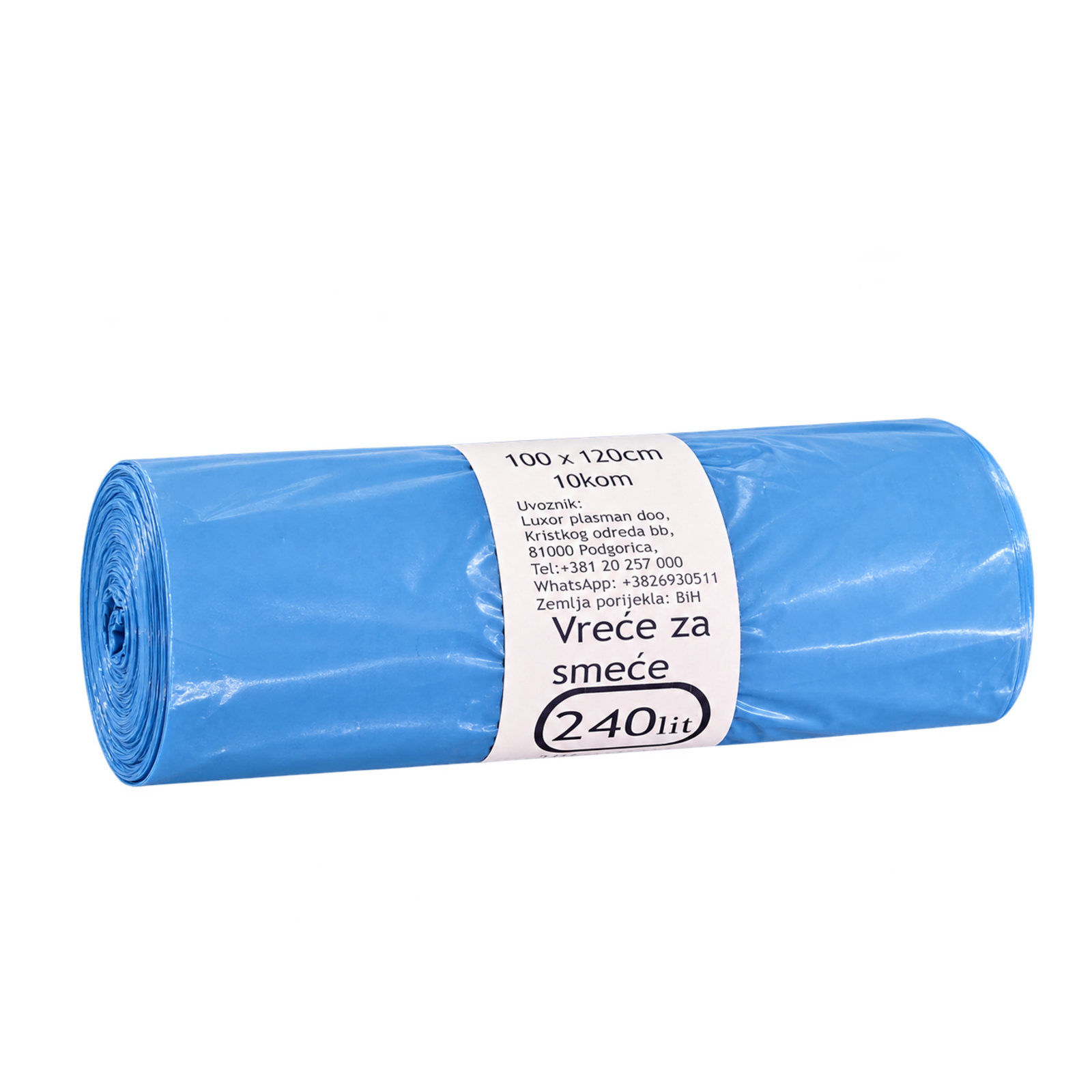 Vreće za smeće 240 L – 1/10 – plave